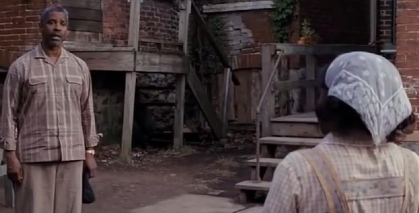 Denzel Washington and Viola Davis in "Fences"