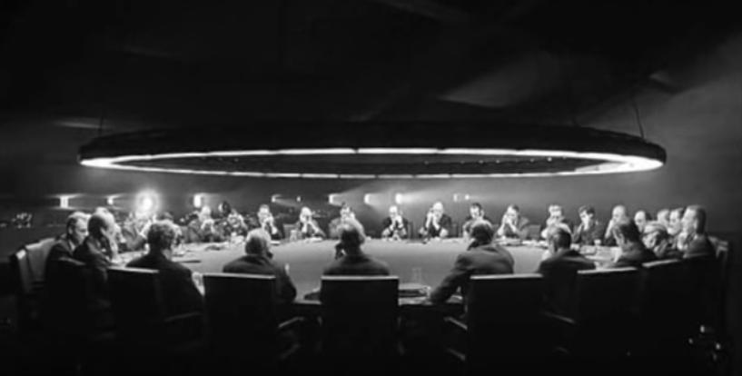 Peter Sellers as the U.S. President in Dr. Strangelove